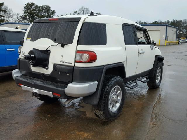 JTEBU4BF5CK137090 - 2012 TOYOTA FJ CRUISER WHITE photo 4