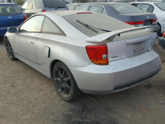 JTDDY32T8Y0027378 - 2000 TOYOTA CELICA GT- GRAY photo 3