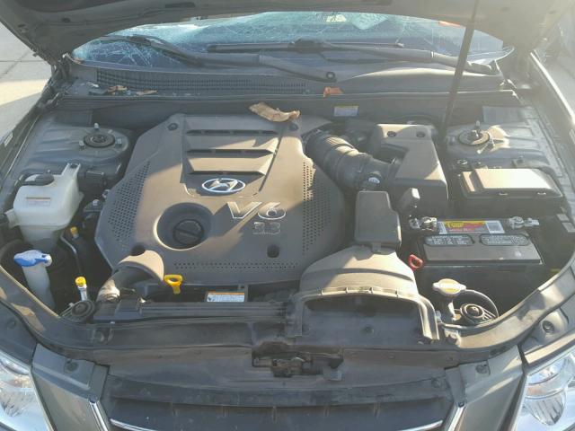 5NPEU46F89H431358 - 2009 HYUNDAI SONATA SE GREEN photo 7