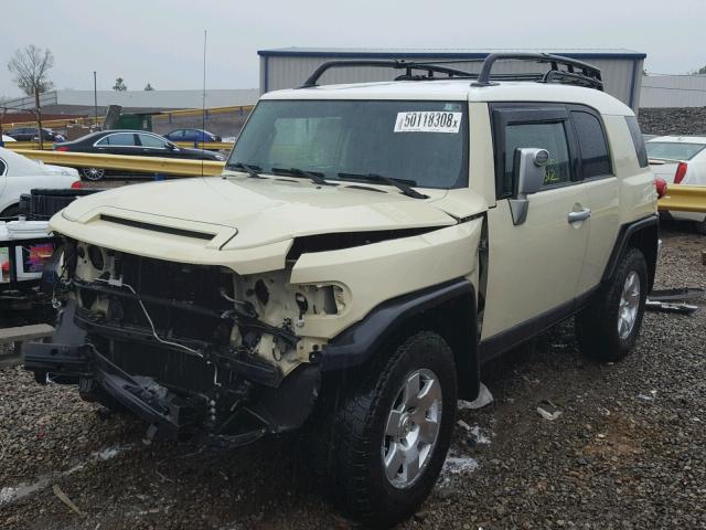 JTEBU11FX8K035873 - 2008 TOYOTA FJ CRUISER BEIGE photo 2