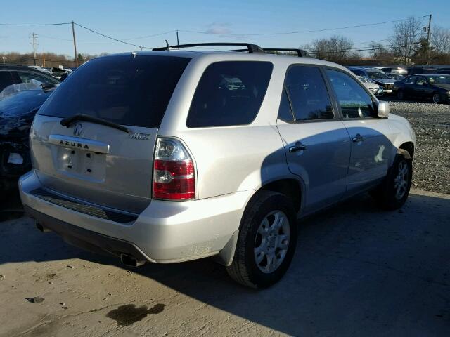 2HNYD18845H527088 - 2005 ACURA MDX TOURIN SILVER photo 4