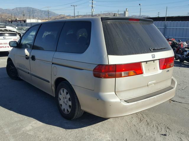 2HKRL1852XH522484 - 1999 HONDA ODYSSEY LX GOLD photo 3