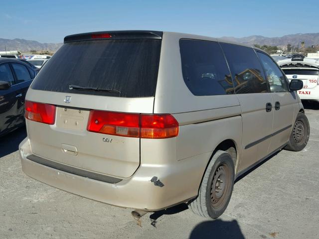 2HKRL1852XH522484 - 1999 HONDA ODYSSEY LX GOLD photo 4