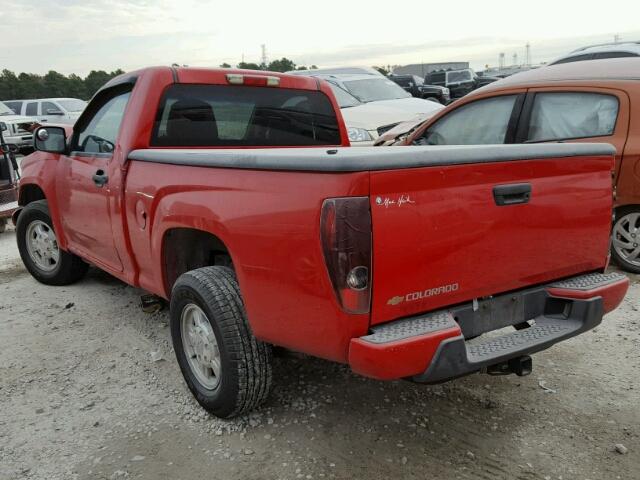 1GCCS148668161704 - 2006 CHEVROLET COLORADO RED photo 3