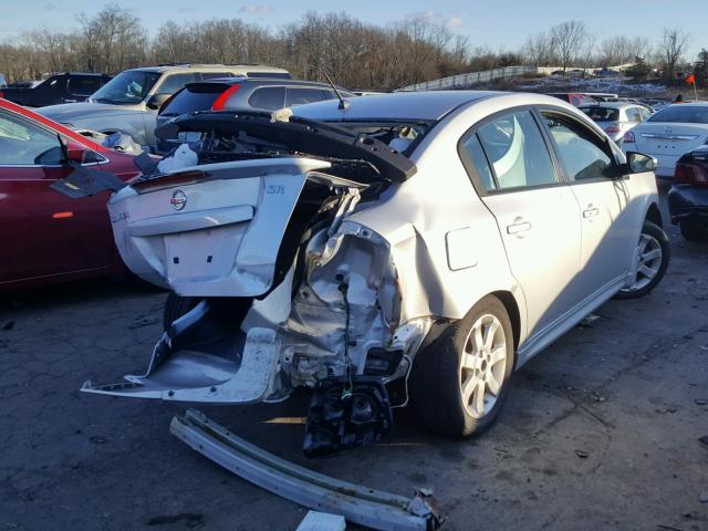 3N1AB6APXBL649679 - 2011 NISSAN SENTRA 2.0 GRAY photo 4