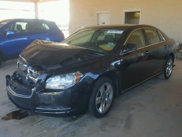1G1ZH57B58F260660 - 2008 CHEVROLET MALIBU 1LT 黑色 照片 2