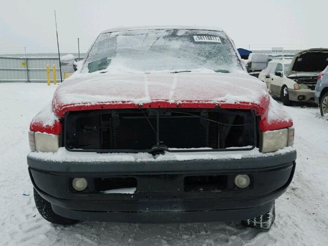 3B7KF23Z21G194265 - 2001 DODGE RAM 2500 RED photo 9