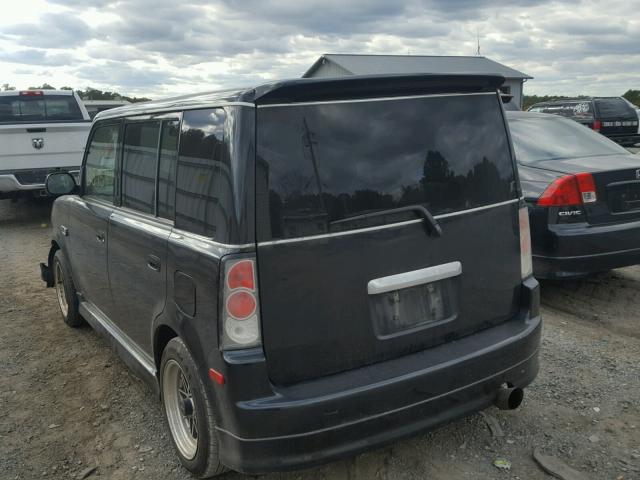 JTLKT324854009163 - 2005 TOYOTA SCION XB შავი ფოტო 3