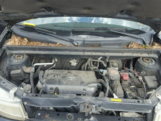 JTLKT324854009163 - 2005 TOYOTA SCION XB შავი ფოტო 7