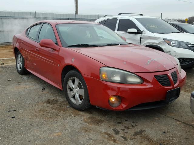 2G2WP552381110316 - 2008 PONTIAC GRAND PRIX RED photo 1