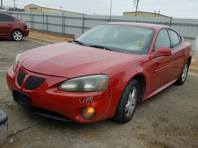 2G2WP552381110316 - 2008 PONTIAC GRAND PRIX RED photo 2