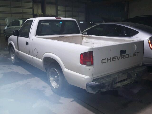 1GCCS14W2Y8198752 - 2000 CHEVROLET S TRUCK S1 WHITE photo 3