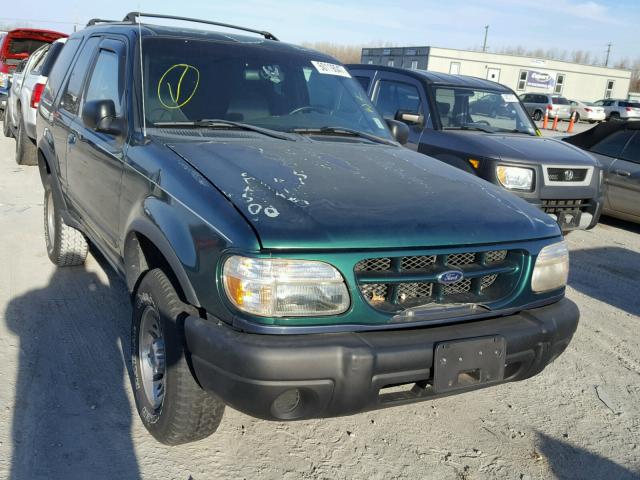 1FMYU22E1XUC40216 - 1999 FORD EXPLORER GREEN photo 1