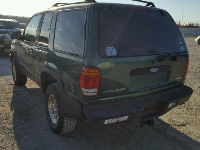 1FMYU22E1XUC40216 - 1999 FORD EXPLORER GREEN photo 9