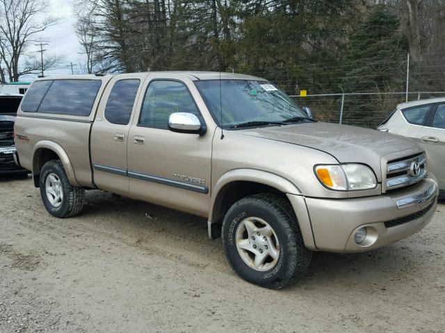 5TBBT44143S412703 - 2003 TOYOTA TUNDRA ACC BEIGE photo 1