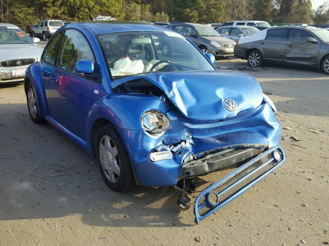 3VWDD21C0YM443989 - 2000 VOLKSWAGEN NEW BEETLE BLUE photo 1
