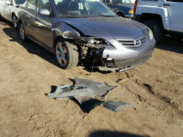 JM1BK323851246128 - 2005 MAZDA 3 S SILVER photo 9