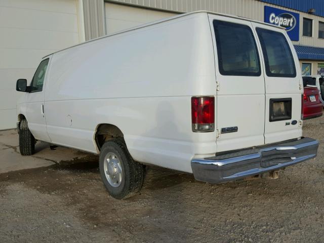 1FTNS14L39DA17763 - 2009 FORD ECONOLINE WHITE photo 3