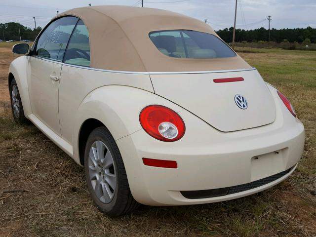 3VWRF31Y19M406288 - 2009 VOLKSWAGEN NEW BEETLE 奶油色 照片 3