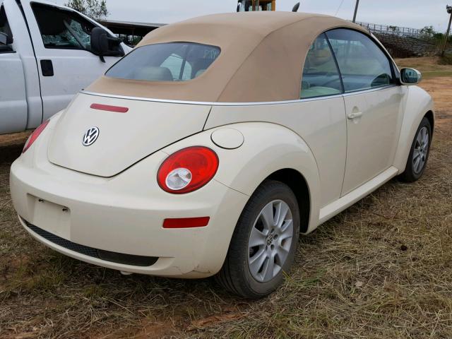 3VWRF31Y19M406288 - 2009 VOLKSWAGEN NEW BEETLE 奶油色 照片 4