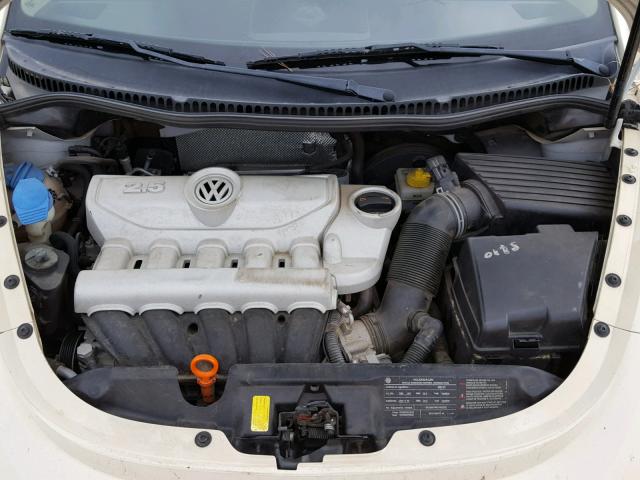 3VWRF31Y19M406288 - 2009 VOLKSWAGEN NEW BEETLE 奶油色 照片 7