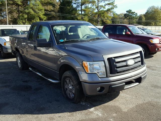 1FTRX12W59FA27554 - 2009 FORD F150 SUPER GRAY photo 1