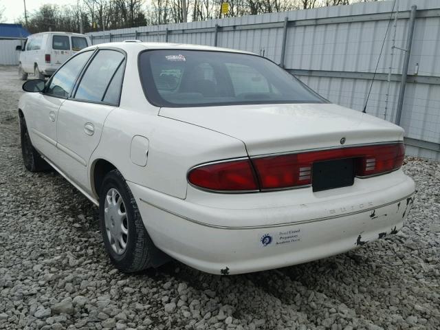 2G4WS52J531192897 - 2003 BUICK CENTURY CU WHITE photo 3