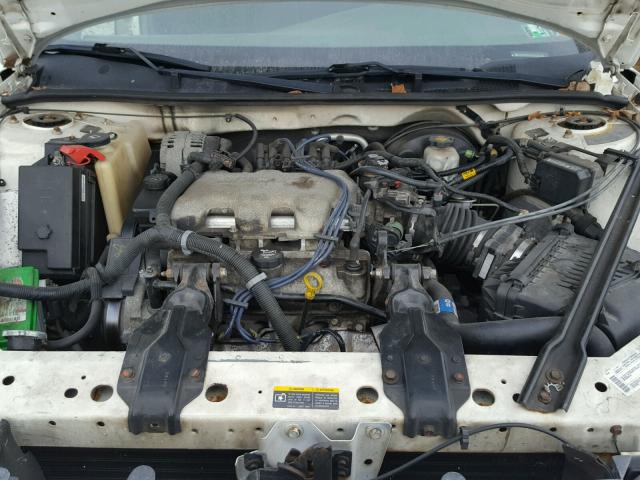 2G4WS52J531192897 - 2003 BUICK CENTURY CU WHITE photo 7