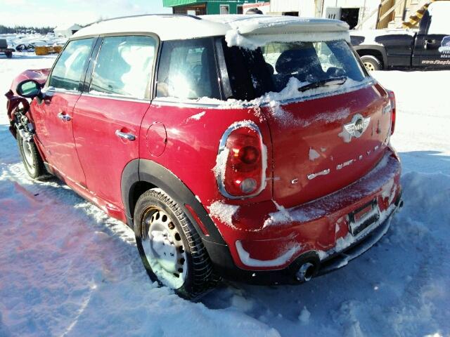 WMWZC5C58EWM18052 - 2014 MINI COOPER S C RED photo 3