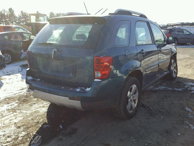 2CKDL63F176240261 - 2007 PONTIAC TORRENT TEAL photo 4