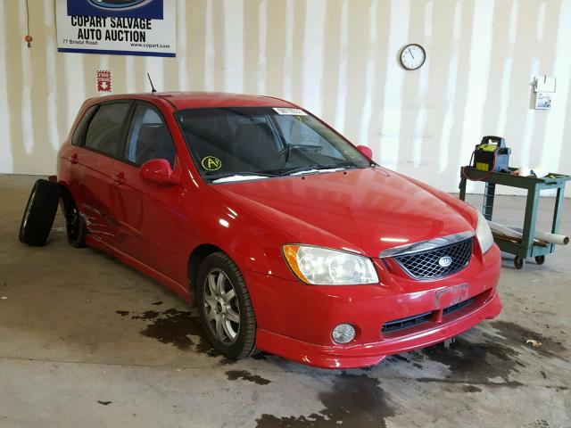 KNAFE161755074086 - 2005 KIA SPECTRA5 RED photo 1