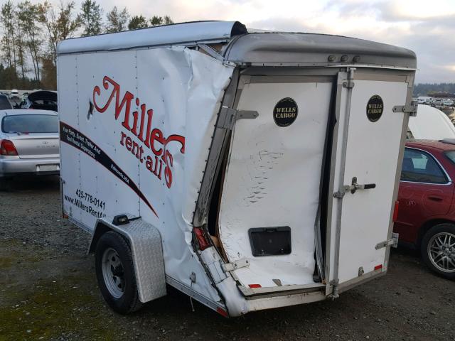 1WC200D1474065669 - 2007 CARGO TRAILER SILVER photo 3