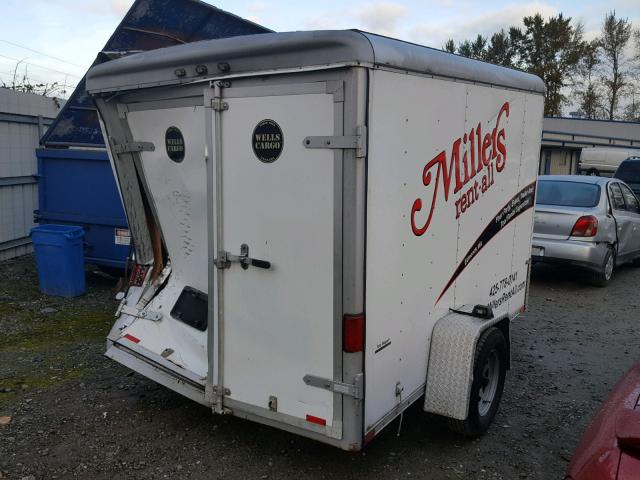 1WC200D1474065669 - 2007 CARGO TRAILER SILVER photo 4