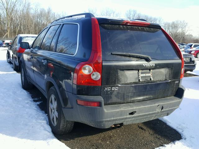 YV1CZ592551180978 - 2005 VOLVO XC90 BLACK photo 3