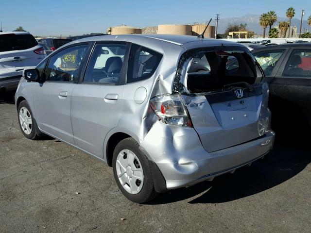 JHMGE8H30CS006952 - 2012 HONDA FIT SILVER photo 3