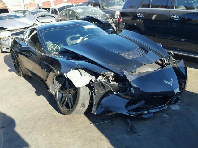 1G1YA2D77G5119186 - 2016 CHEVROLET CORVETTE S BLACK photo 1