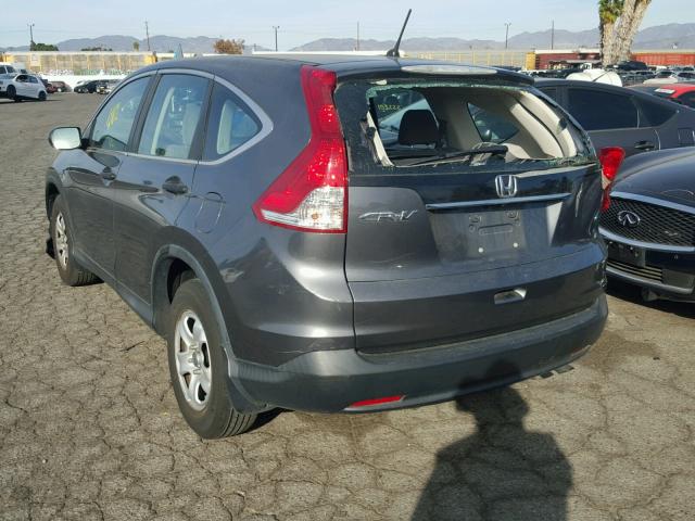 3CZRM3H32EG700076 - 2014 HONDA CR-V LX GRAY photo 3