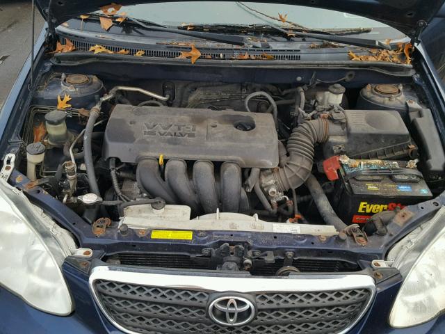 2T1BR30E16C604134 - 2006 TOYOTA COROLLA CE BLUE photo 7