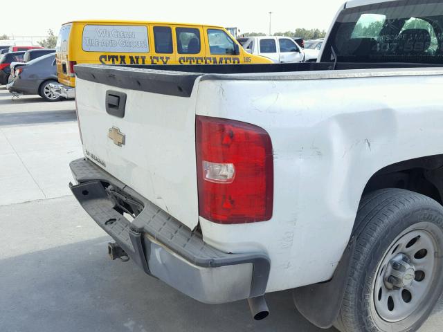 1GCEC19C77Z543562 - 2007 CHEVROLET SILVERADO WHITE photo 9