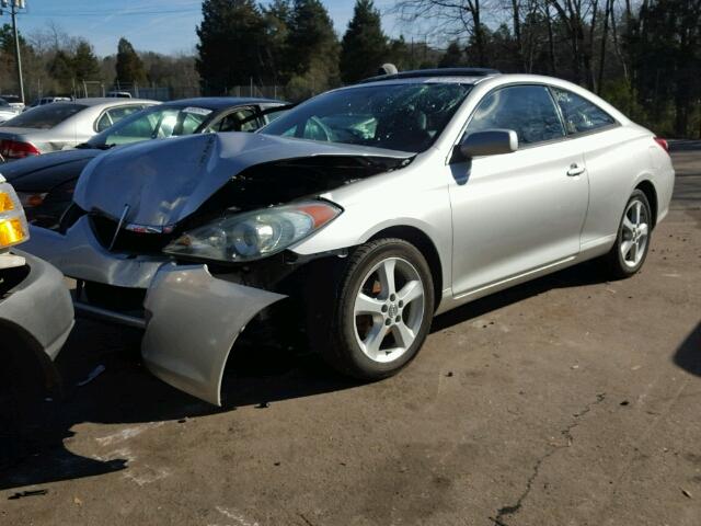 4T1CA38PX4U020487 - 2004 TOYOTA CAMRY SOLA SILVER photo 2