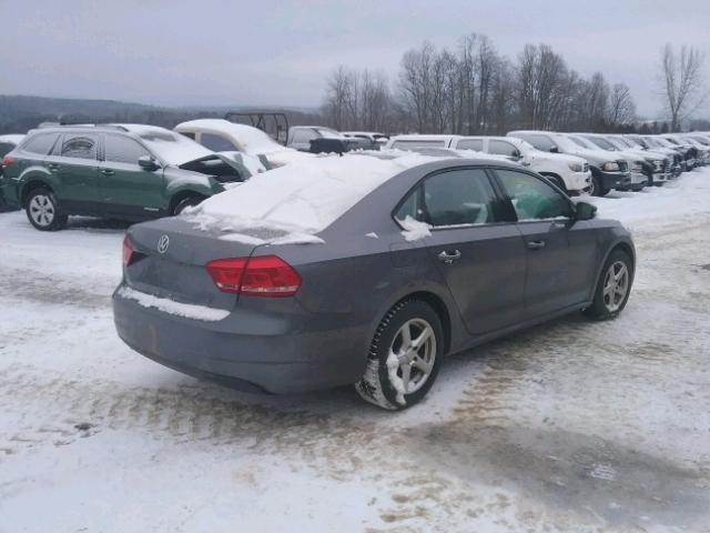 1VWAP7A30EC004814 - 2014 VOLKSWAGEN PASSAT S رمادي صورة 4
