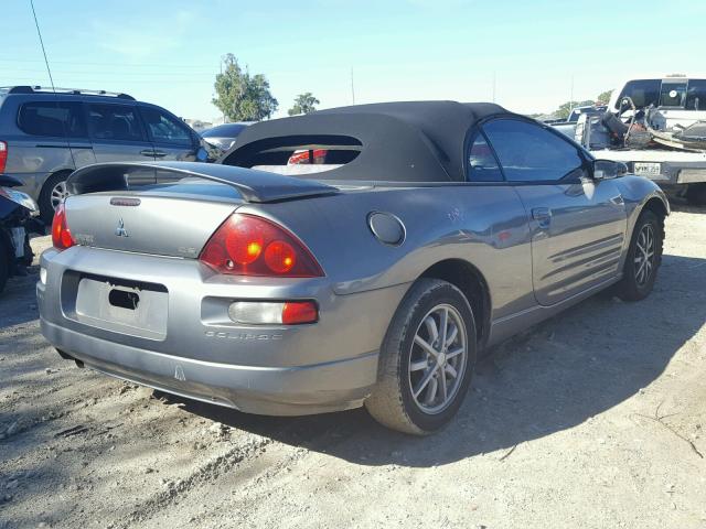 4A3AE45G22E050095 - 2002 MITSUBISHI ECLIPSE SP GRAY photo 4