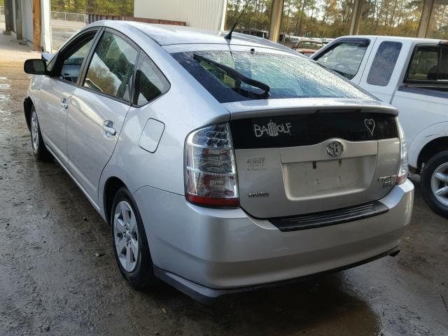 JTDKB20U983330764 - 2008 TOYOTA PRIUS SILVER photo 3