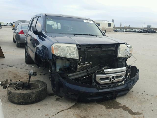 5FNYF38299B003373 - 2009 HONDA PILOT LX BLUE photo 1