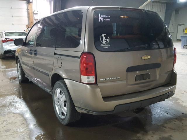 1GNDU23L36D156484 - 2006 CHEVROLET UPLANDER L 棕色 照片 3
