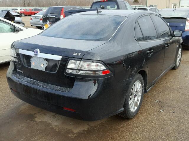 YS3FB49Y181142778 - 2008 SAAB 9-3 2.0T BLACK photo 4