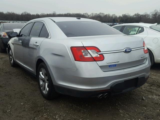 1FAHP2EW9CG139486 - 2012 FORD TAURUS SEL SILVER photo 3