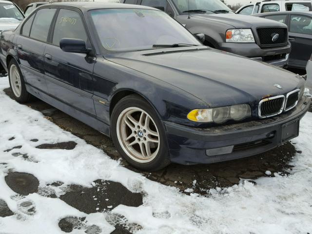 WBAGG83491DN85014 - 2001 BMW 740 I AUTO BLUE photo 1