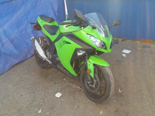 JKAEX8B15FDA21737 - 2015 KAWASAKI EX300 B GREEN photo 1