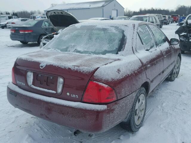 3N1CB51D65L514857 - 2005 NISSAN SENTRA 1.8 RED photo 4